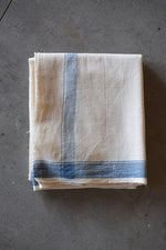 Khadi Lungi - Indigo Border