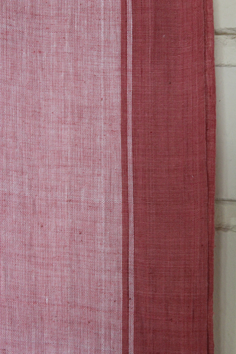 Khadi Saree -Salmon Run
